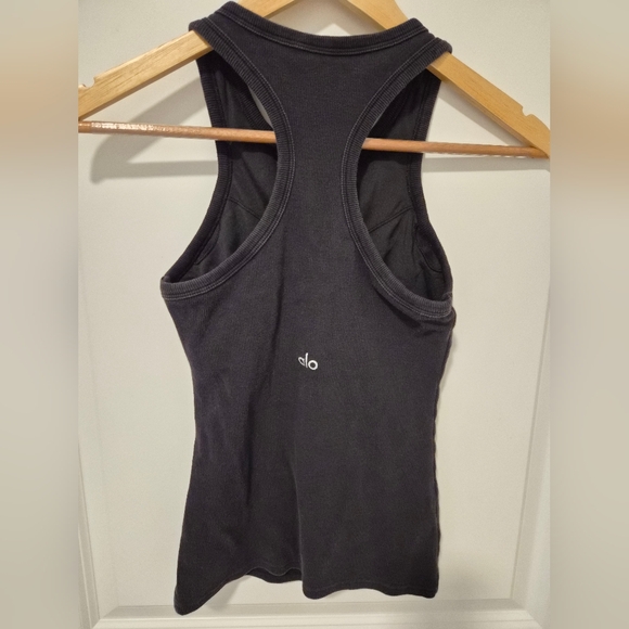 Alo Yoga Ribbed Aspire Full Length Tank 3 - Picture 5 of 6